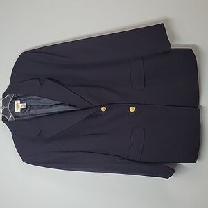 Talbots Navy Blazer with Gold Buttons